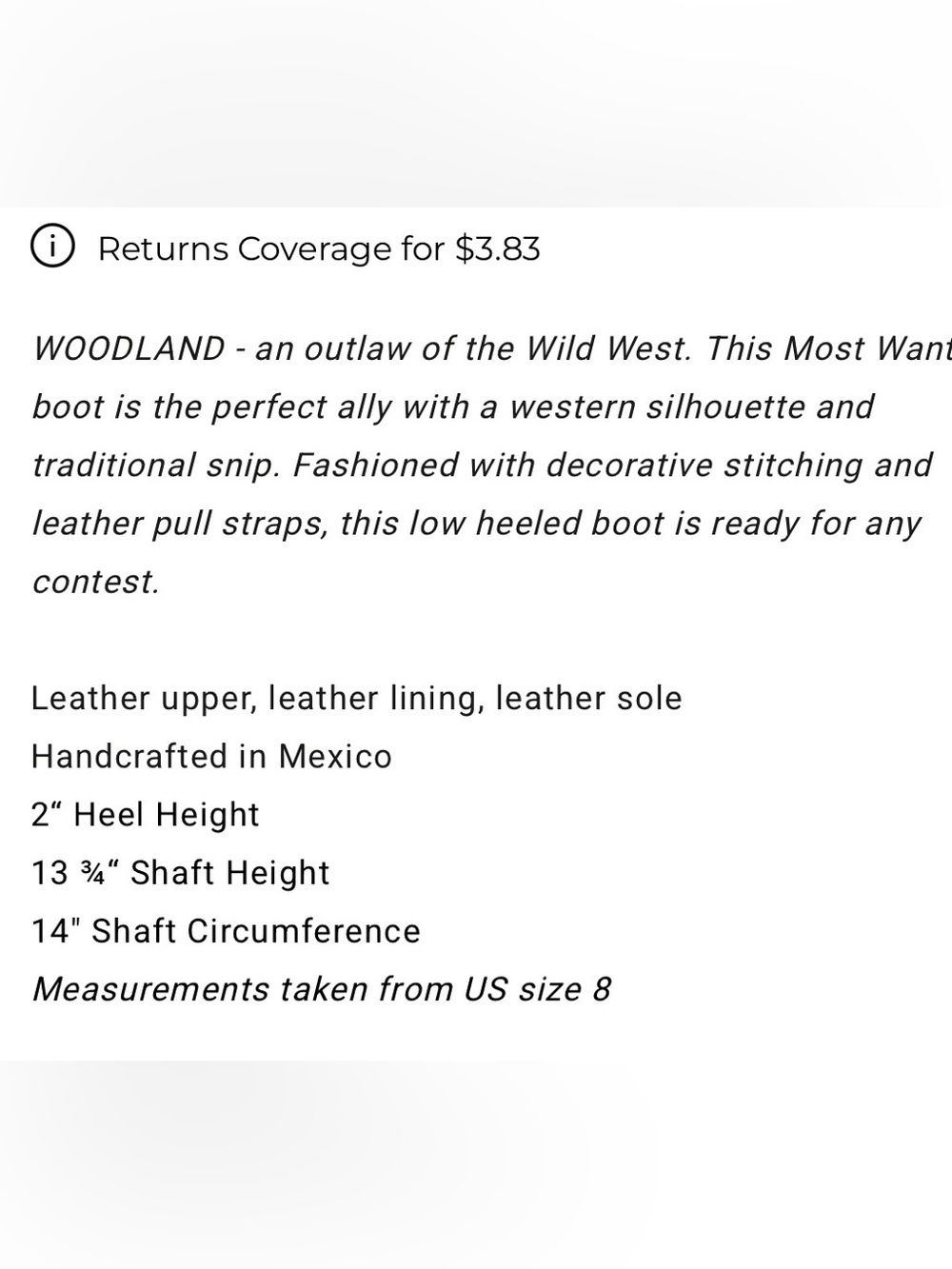 Freebird Woodland Tan Cowgirl Boots - Picture 10 of 12